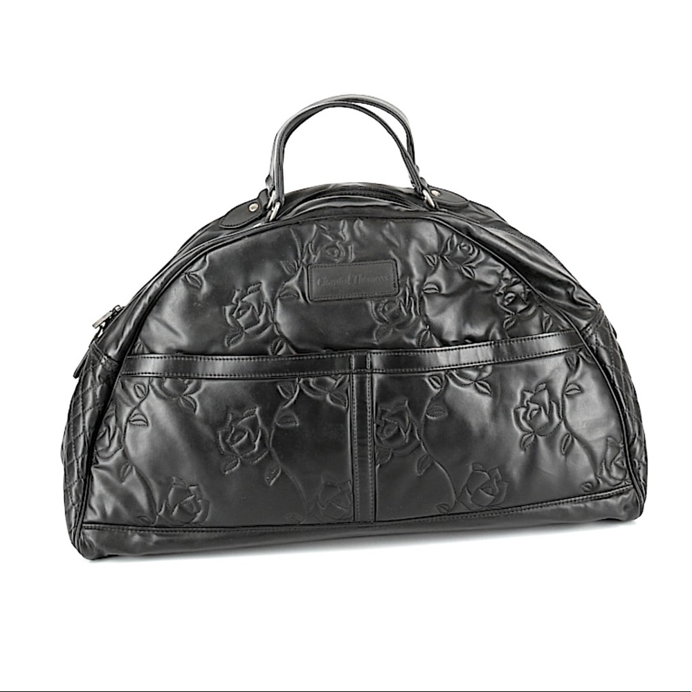 CHANTEL THOMASS Floral Quilted Travel Overnighter